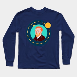 Van Gogh with Sun Long Sleeve T-Shirt